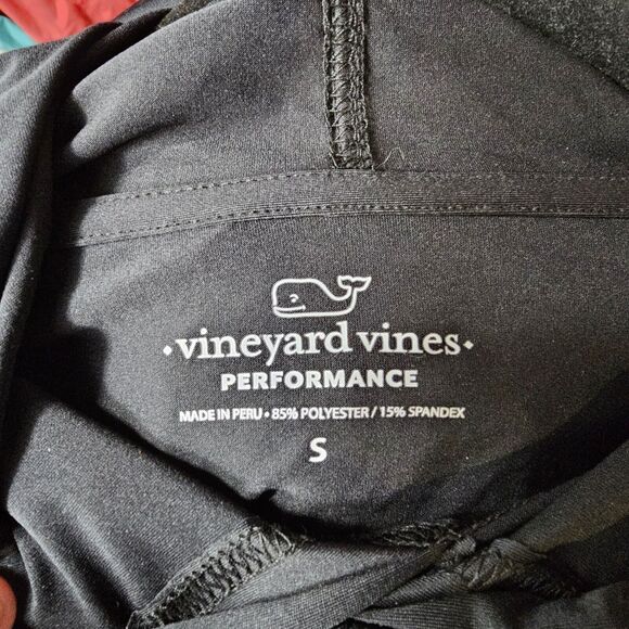 Vineyard Vines Shirt Mens Small Black Pullover Logo - Picture 7 of 8